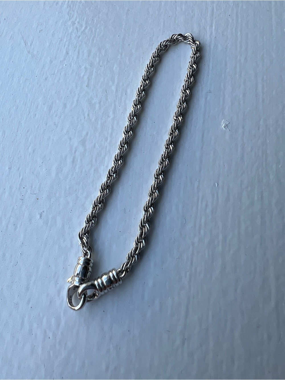Tom Wood 925 sterling silver Rope Bracelet
